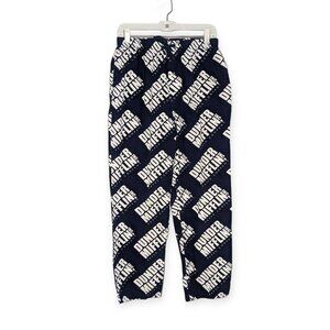 The Office Dunder Mifflin Navy & White Pull On Lounge Pants Size Medium